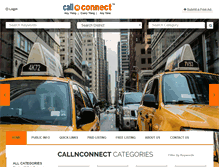 Tablet Screenshot of callnconnect.com